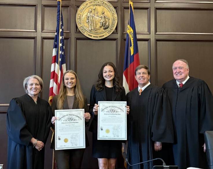 Emma Jones and Elizabeth Sills Sworn In as North Carolina Attorneys