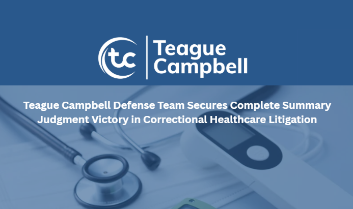Defense Team Secures Complete Summary Judgment Victory in Correctional Healthcare Litigation